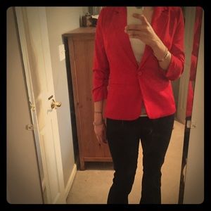 Red blazer